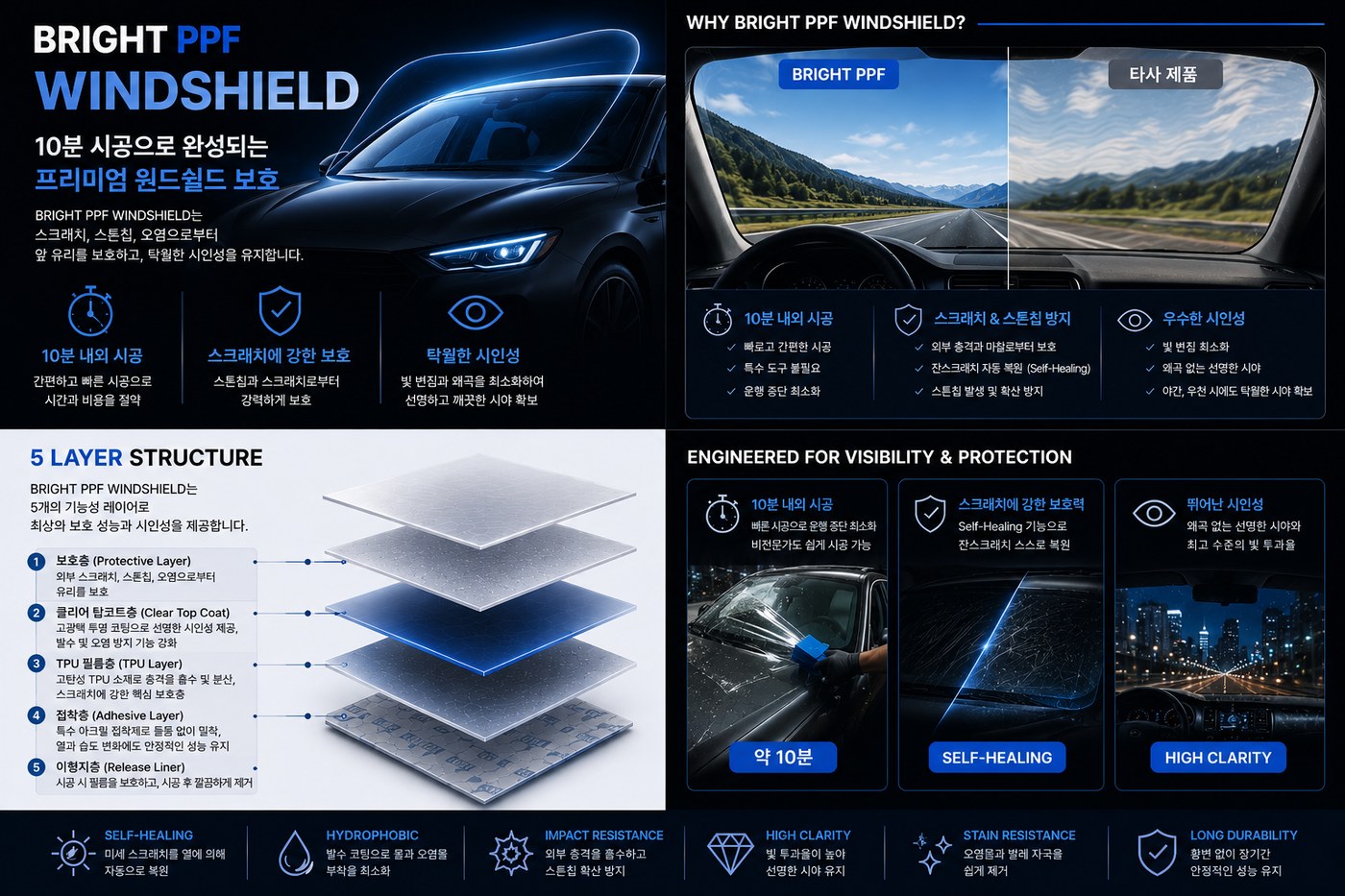 Bright Windshield